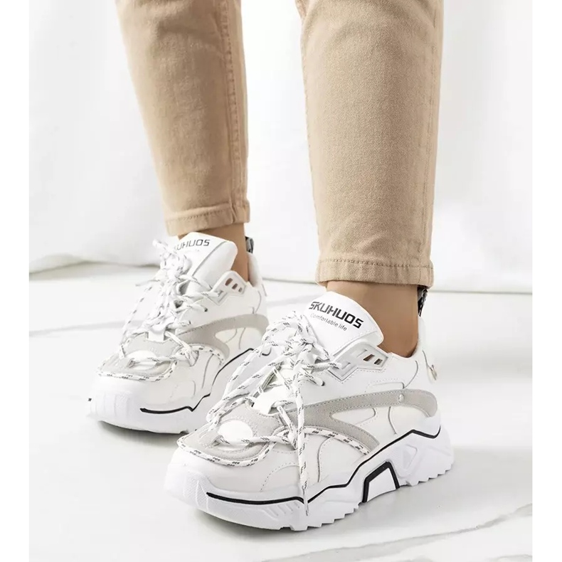 Bílé tenisky od Adavale bílý 1