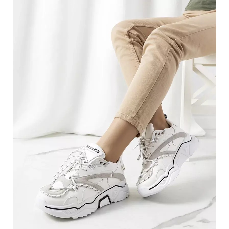 Bílé tenisky od Adavale bílý 2