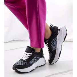 Černé sportovní tenisky Milan černá 1 Černé sportovní tenisky Milan černá 1