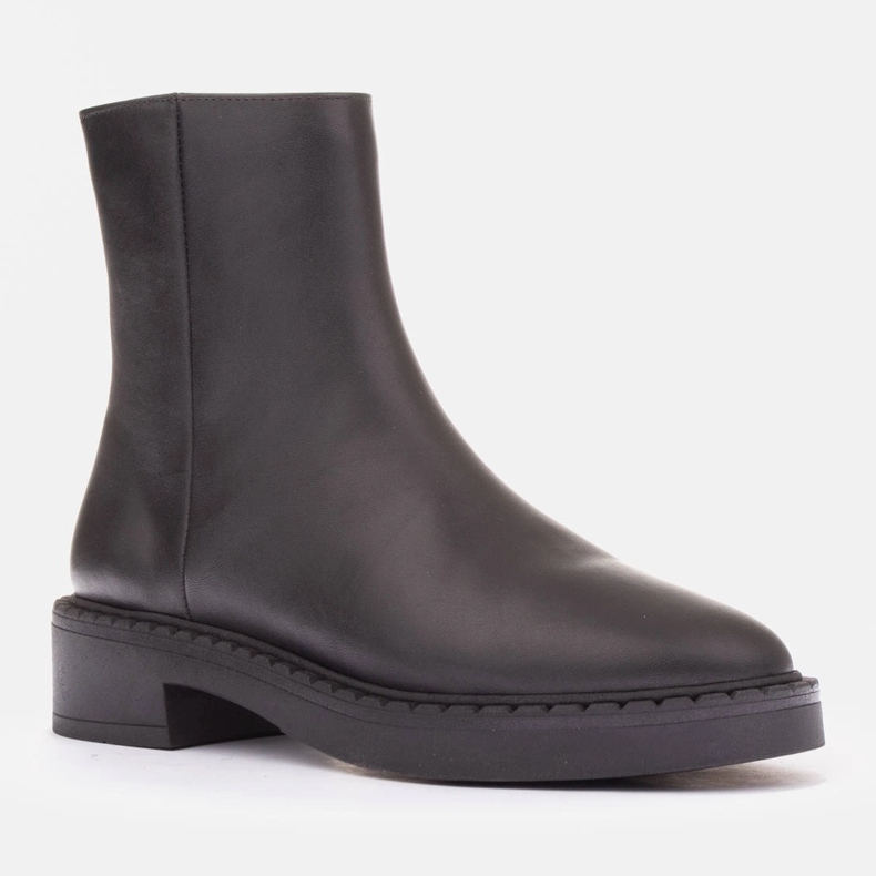 Marco Shoes Pohodlné kozačky černý 1