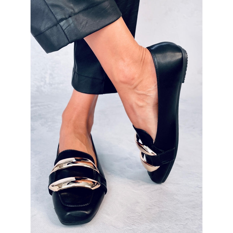 Dámské mokasíny Hedd Black černá 2