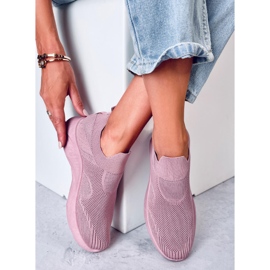 Ponožkové sportovní boty Goff Pink růžový 3