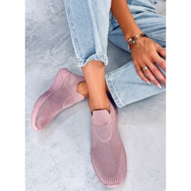 Ponožkové sportovní boty Goff Pink růžový 5