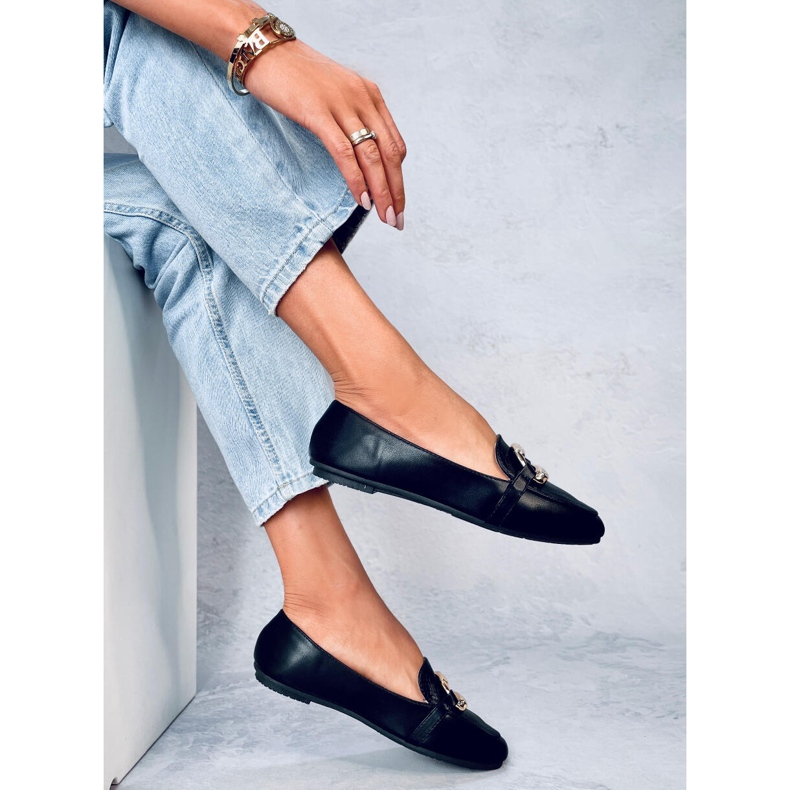 Dámské mokasíny Saimon Black černá 2