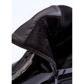 FB2 Lakované dámské boty Jodhpur Black Elspetia černá 2 FB2 Lakované dámské boty Jodhpur Black Elspetia černá 2