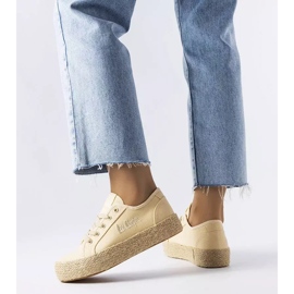 Lee Cooper LCW-23-31-1795L béžové espadrilky béžový 1