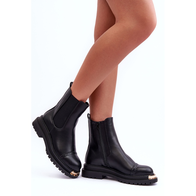 PG1 Dámské Chelsea Boots černé Nialee černý 2