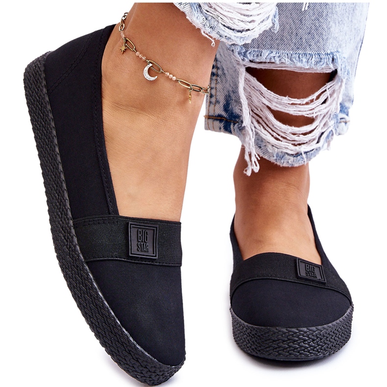 Dámské nazouvací tenisky Big Star LL274200 černé černá 3