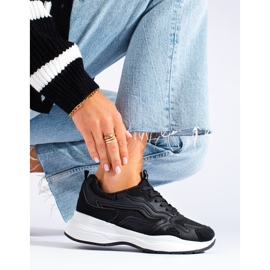 Dámské černé šněrovací tenisky Shelovet černá 1