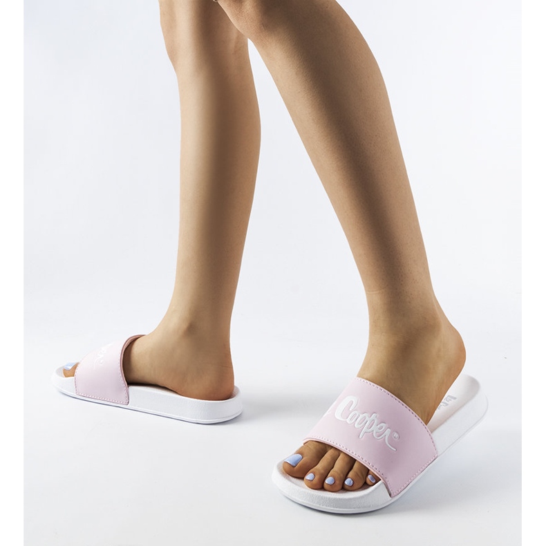 Lee Cooper LCW-23-42-1734L růžové gumové pantofle růžový 2