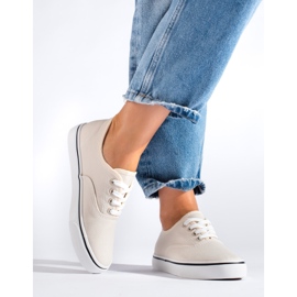 SHELOVET Dámské tenisky béžový 2