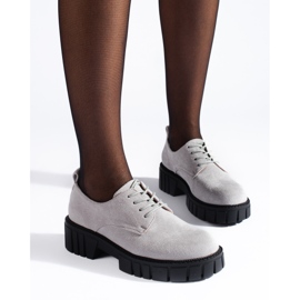 Dámské semišové šněrovací boty Shelovet černá 2