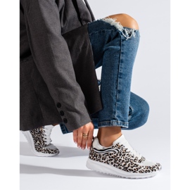Dámské tenisky Shelovet s leopardím vzorem černý 1