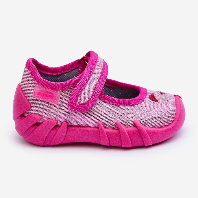 BEFADO S.A. Befado Shiny Cat Ballerina Pantofle 109P235 růžové černá 2