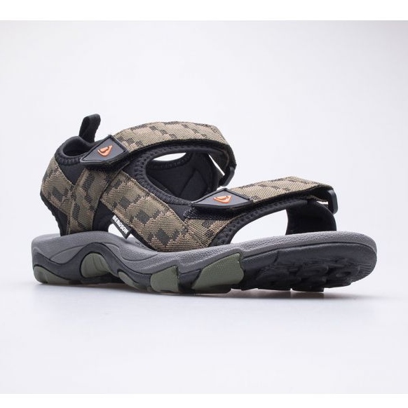 Turistické pánské sandály Bergson Benue BRG00127 zelené zelená 2