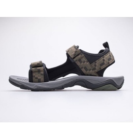 Turistické pánské sandály Bergson Benue BRG00127 zelené zelená 4