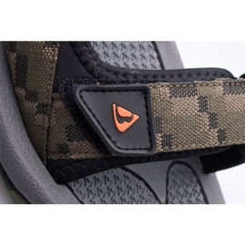 Turistické pánské sandály Bergson Benue BRG00127 zelené zelená 5