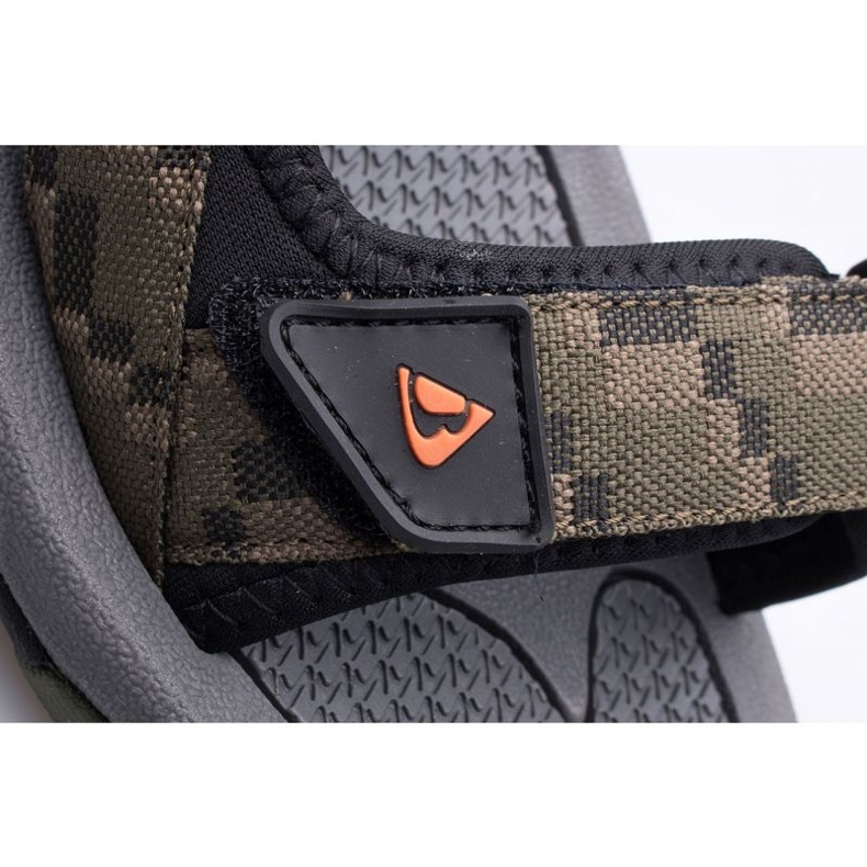 Turistické pánské sandály Bergson Benue BRG00127 zelené zelená 5