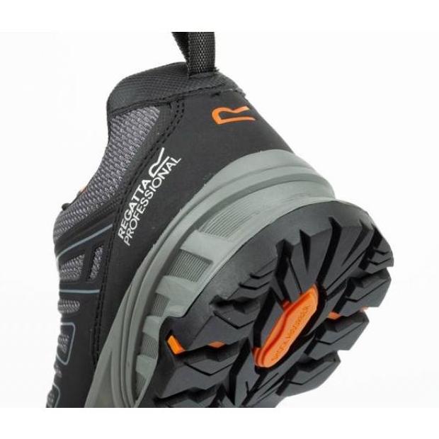 Pánské zdraví a bezpečnostní pracovní boty Regatta Pro Kata S1P TRK125 Černá a šedá 3
