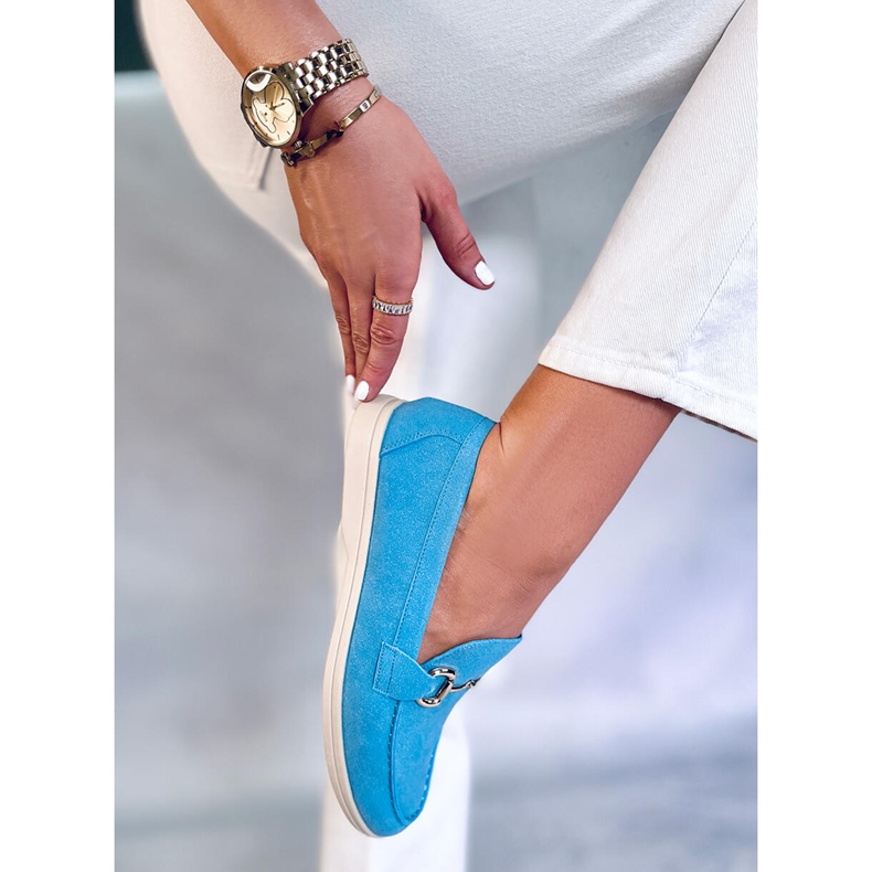 Dámské mokasíny Milva Blue modrý 2