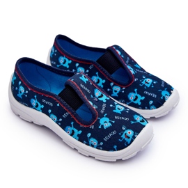 BEFADO S.A. Boty Pantofle Befado Slip-on 975X177 Modré modrý 9