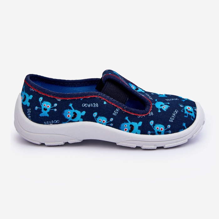 BEFADO S.A. Boty Pantofle Befado Slip-on 975X177 Modré modrý 2