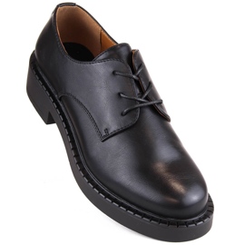 Dámské černé šněrovací boty Sergio Leone BT194 černý 1