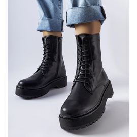 Černé kotníkové boty Big Star II274509 černá 1