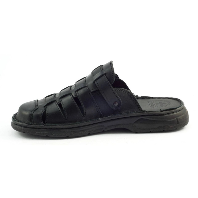 ŁUKPOL Pánské pantofle 860 černé černá 2