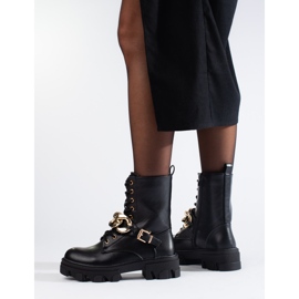 Diamantique Černé tašky na platformě černý 2