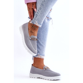 PM1 Dámské nazouvací tenisky Šedá Alena 2 PM1 Dámské nazouvací tenisky Šedá Alena 2