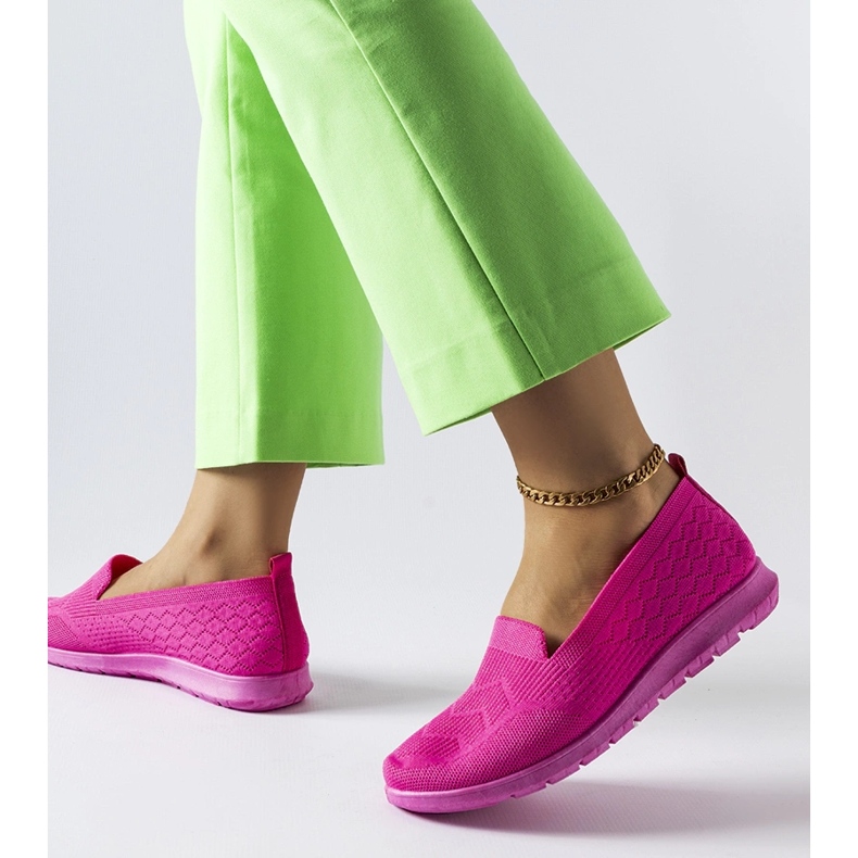 Inna Růžové látkové tenisky Aoife růžový 1