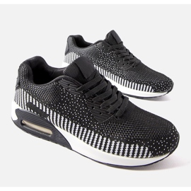 Inna Černobílé pánské tenisky Alvin černý 2