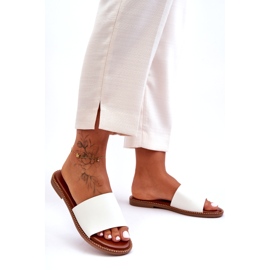 Klasické dámské sandály White Aphrodite bílý 5