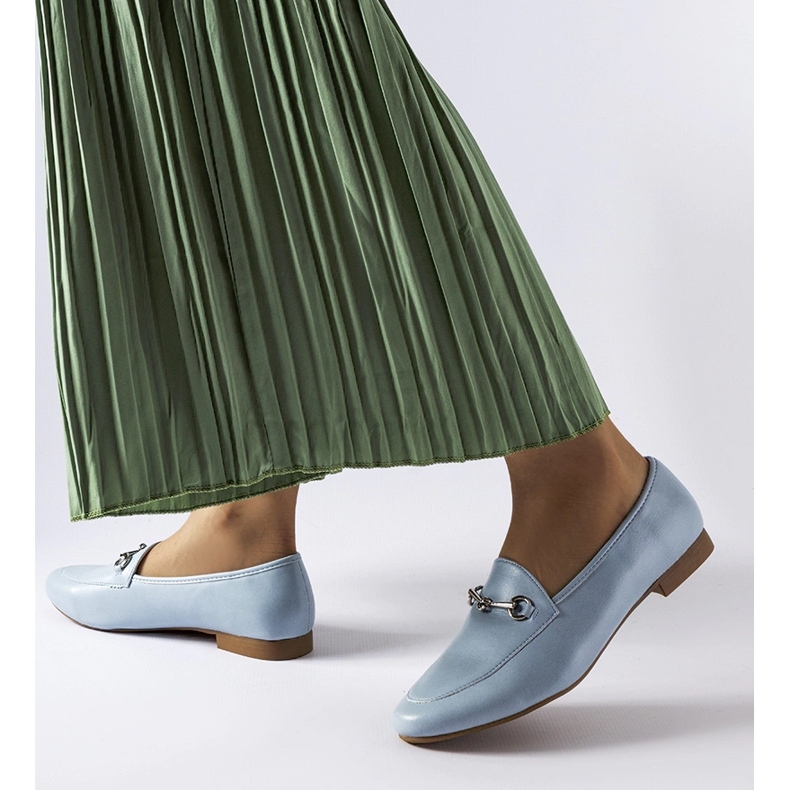 Modré mokasíny Vinceza modrý 1