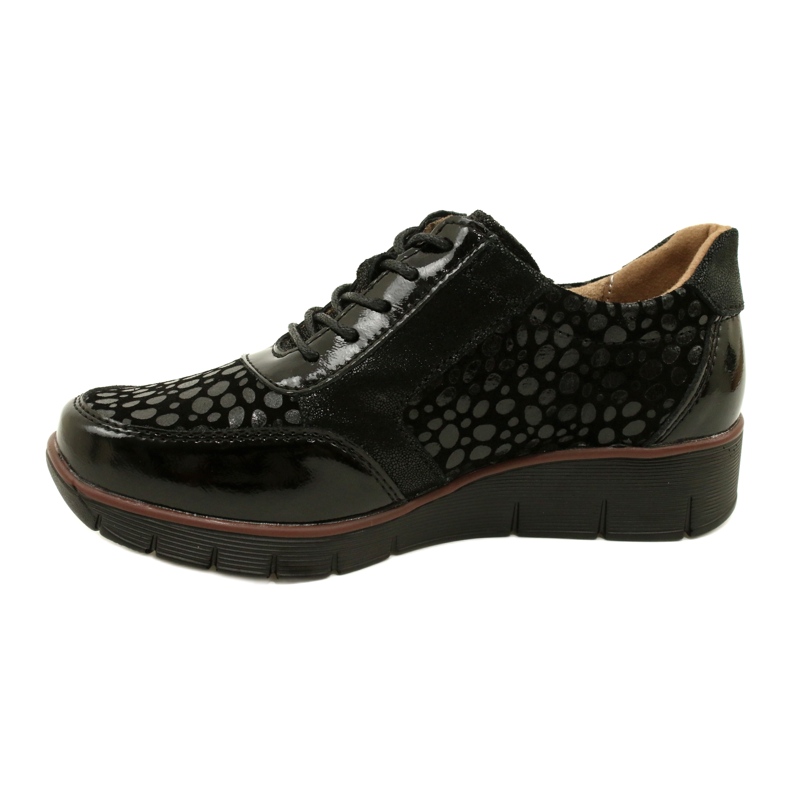 Kožené tenisky Filippo DP4912/23 BK, černé černý 1