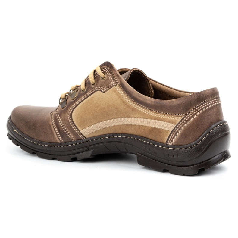 Joker Pánské trekové boty 192 hnědé béžový hnědý 1