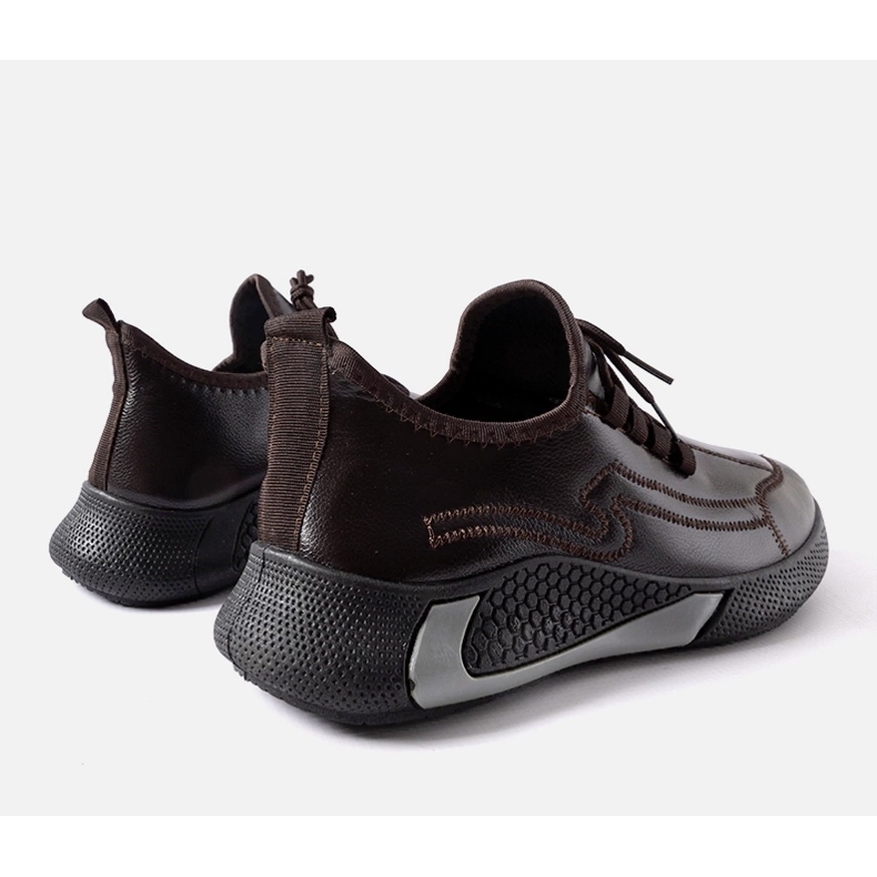 Hnědé pánské tenisky Monje hnědý 1