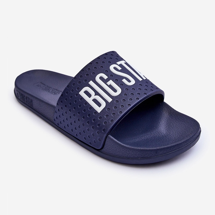 Klasické dámské žabky Big Star MM274714 Navy Blue modrý 1