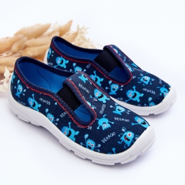 BEFADO S.A. Boty Pantofle Befado Slip-on 975X177 Modré modrý 8