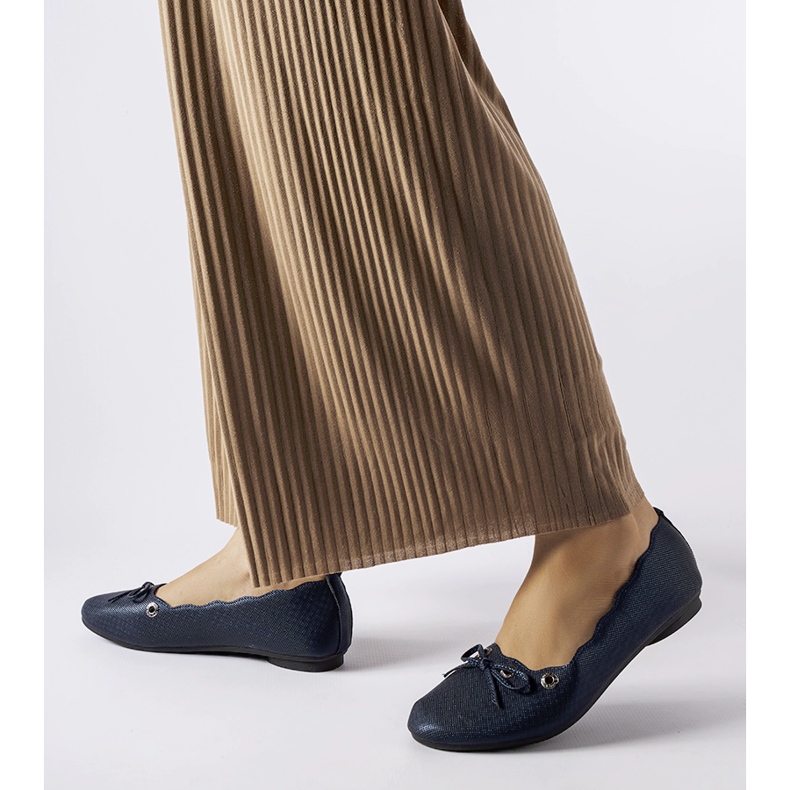 Námořnické modré balerínky Toft modrý 1