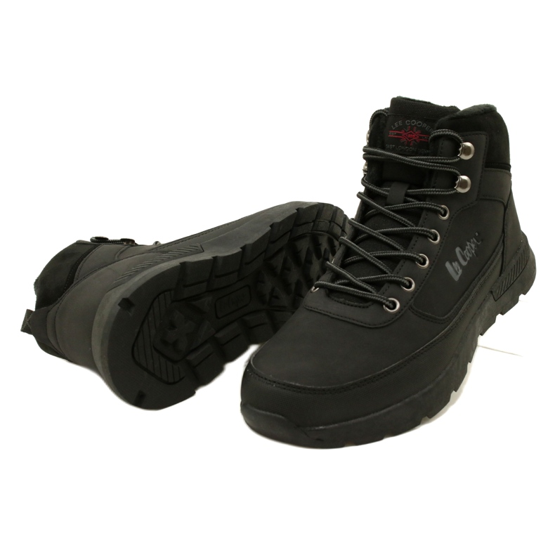 Pánská zimní turistická obuv Lee Cooper LCJ-23-31-3048M černá černý 4