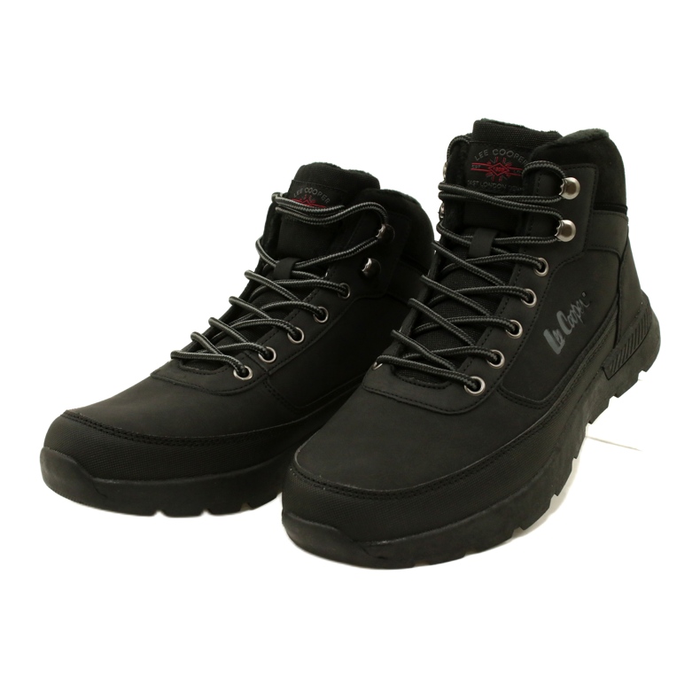 Pánská zimní turistická obuv Lee Cooper LCJ-23-31-3048M černá černý 2
