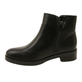 Evento Dámské boty s eko-kotherem na Eveno 21BT35-6416 Black Slider černý 1