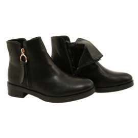 Evento Dámské boty s eko-kotherem na Eveno 21BT35-6416 Black Slider černý 4