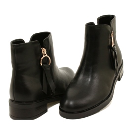 Evento Dámské boty s eko-kotherem na Eveno 21BT35-6416 Black Slider černý 3