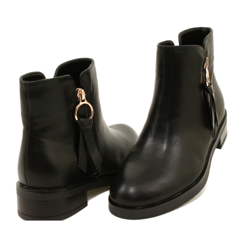 Evento Dámské boty s eko-kotherem na Eveno 21BT35-6416 Black Slider černý 3