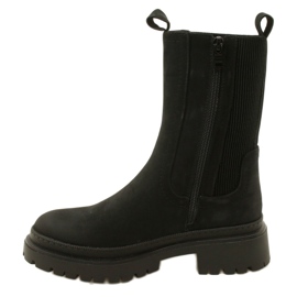 Vysoce izolované ženy Elevento 23BT35-6440 Black Boots černý 1
