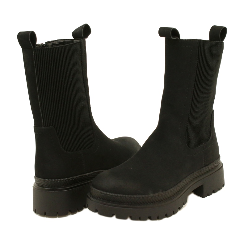 Vysoce izolované ženy Elevento 23BT35-6440 Black Boots černá 3