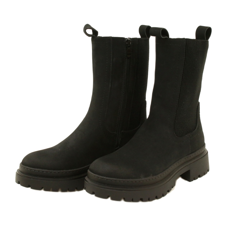 Vysoce izolované ženy Elevento 23BT35-6440 Black Boots černá 2
